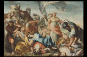 Lorenzo Pasinelli (Umkreis) Martyrium der Heiligen Ursula