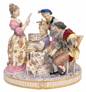 SCULTURA IN PORCELLANA "MEISSEN" - GERMANIA