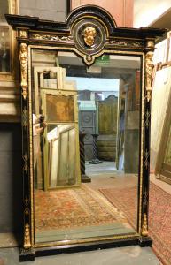 SPECC485 - Wooden mirror, late 19th century, measures cm L 122 x H 196