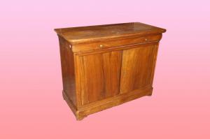 Credenza francese stile Luigi Filippo del 1800 in legno di noce