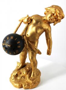 Orologio scultura Auguste Moreau 1890