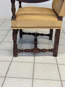 Fauteuil baroque lombard Louis XIV à bobine - Foto 5