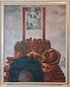 OIL ON CANVAS WEISS PAUSCH