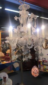 Murano-Glaslüster mit 6 Lichtern