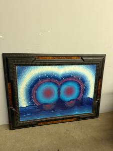 20th-century modern art watercolor painting, 99x70cm