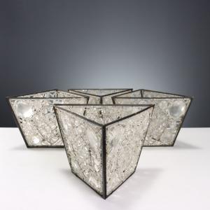 Gruppe von Murano-Glasschirmen, Italien, Ende 19. Jh., Anfang 20. Jh.