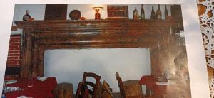 Marble fireplace