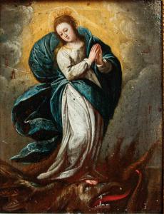 Workshop of Carlo Francesco Nuvolone (Milan, 1609 - 1662), Immaculate Conception