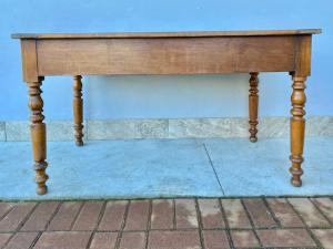 Louis Philippe Walnut Table/Desk - Restoration in Progress - Foto 8