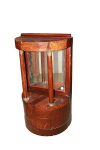 Credenzino consolle francese stile Impero del 1800 in piuma di mogano