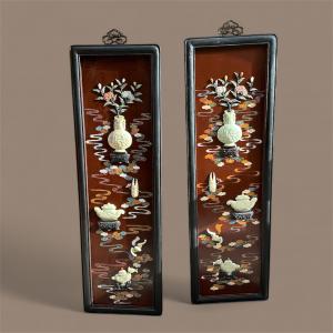 Par de painéis decorativos