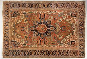 Großer antiker Heriz SERAPI Teppich - (.853)