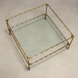 60s Brass Coffee Table - Foto 6