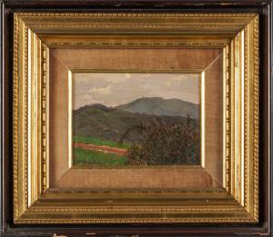 Federico Maragliano, Forte dei Ratti a Genova, olio su tavoletta