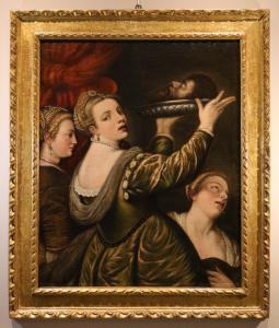 Salome with the Head of the Baptist, Titian Vecellio (Pieve di Cadore, 1490 - Venice, 1576) Follower/Workshop