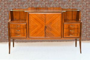 Großes Sideboard aus Palisanderholz, italienische Produktion der 1950er Jahre