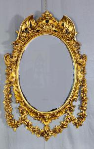 Italian gilded mirror from the 1800s