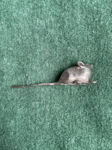 Piccolo topo in argento.Italia