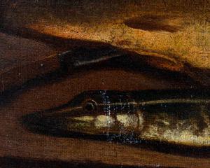 Nicola Levoli (Rimini, 1728 – 1801), attr., Natureza morta com peixes e crustáceos - Foto 5