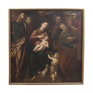 17th century painting: Madonna with Child