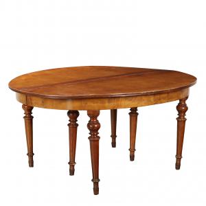 Mesa de Jantar Extensível da Lombardia, Meados do Século XIX
