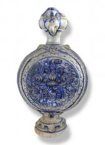Brocca in Ceramica Policroma  - Germania XIX Secolo