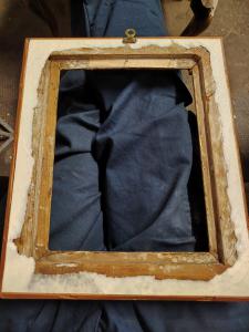 cornice barocca dell'800 , legno  dorato  - Foto 10
