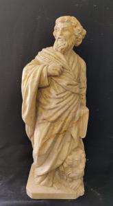 Magnifica raffigurazione di San Marco con il Leone in marmo, tutto tondo - H 85 cm - Venezia