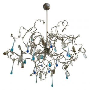 Design-Stahlkronleuchter aus den Niederlanden - O/6922.