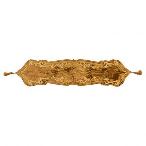 Striscia in velluto giallo oro - B/1924 -