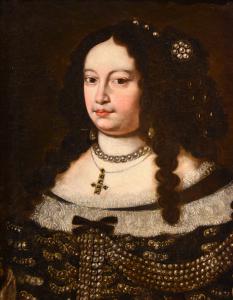 Retrato da duquesa Vitória Farnese d'Este, Jan van Gelder (Antuérpia 1621 – Modena 1685)