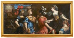Semiramis e Babilônia Giovanni Romanelli '600 VENDIDO
