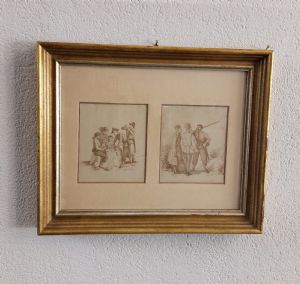 Par de gravuras