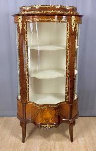 Esplêndida Vitrine Antiga Entalhada com Bronzes Dourados Paris 1850/60