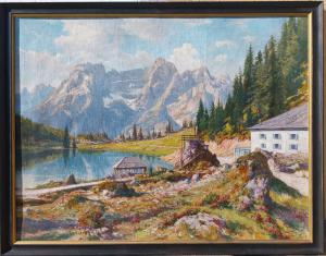 Misurina with Sorapis mountains, Cortina d'Ampezzo