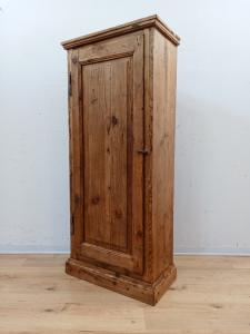 Tannenholzschrank ein-türig - Ende des 19. Jhd. - rustikaler Schrankenschrank - kleiner Schrank