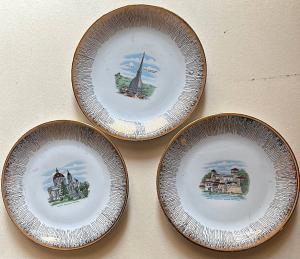 Set of three BAVARIA plates