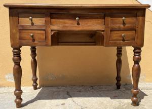 Five-drawer desk
