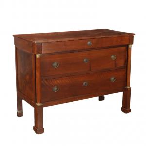 Empire chest of drawers, Piedmont, first quarter of the 19th century.