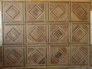 PARQUET ANTICO A QUADROTTE epoca metà ‘800	