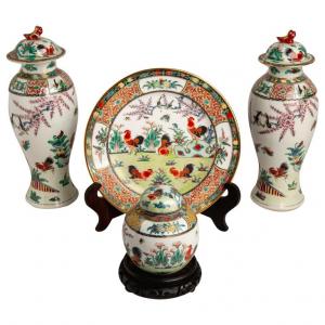 Set di 4 pezzi porcellana Cina - O/8303