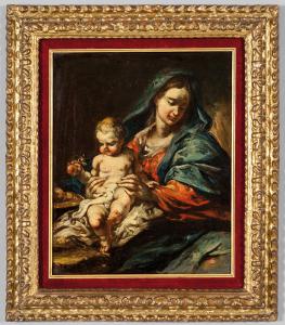 Giuseppe Antonio Pianca (Agnona VC 1703 prob. Milano 1762) Madonna col Bambino