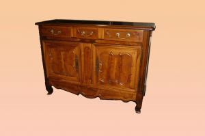 Antikes provenzalesisches Sideboard aus Kirschholz aus dem frühen 19. Jahrhundert, vollständig restauriert