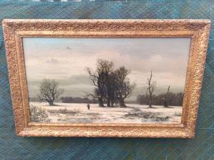19th century winter landscape