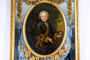 Trumeau mirror in carved and gilded wood, Piedmont, early 19th century - Foto 5