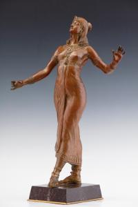 Scultura in bronzo di Georges Colin (1876-1917)