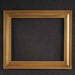 20th century Italian gilded wood and plaster frame