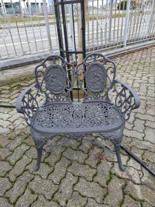 Cast iron bench