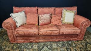 4-Sitzer-Sofa aus Damastseide