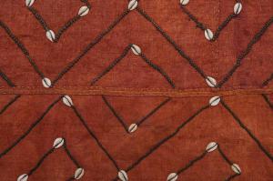 Pannello antico Africano KUBA con conchiglie - B/1676